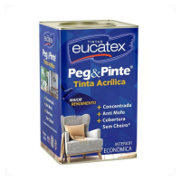 Imagem de TINTA ACRÍLICA FOSCA PEG E PINTE AREIA PIPA 18 LTS - ECONÔMICA - EUCATEX